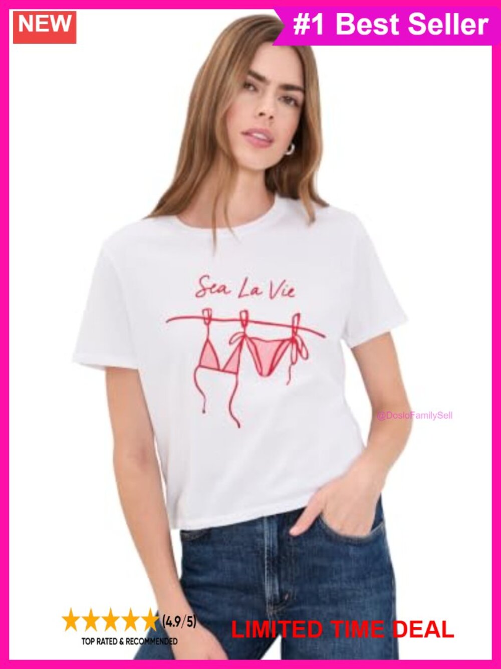 Lightweight Stretch Jersey Graphic Tee Crew Neck Short Sleeve Pullover